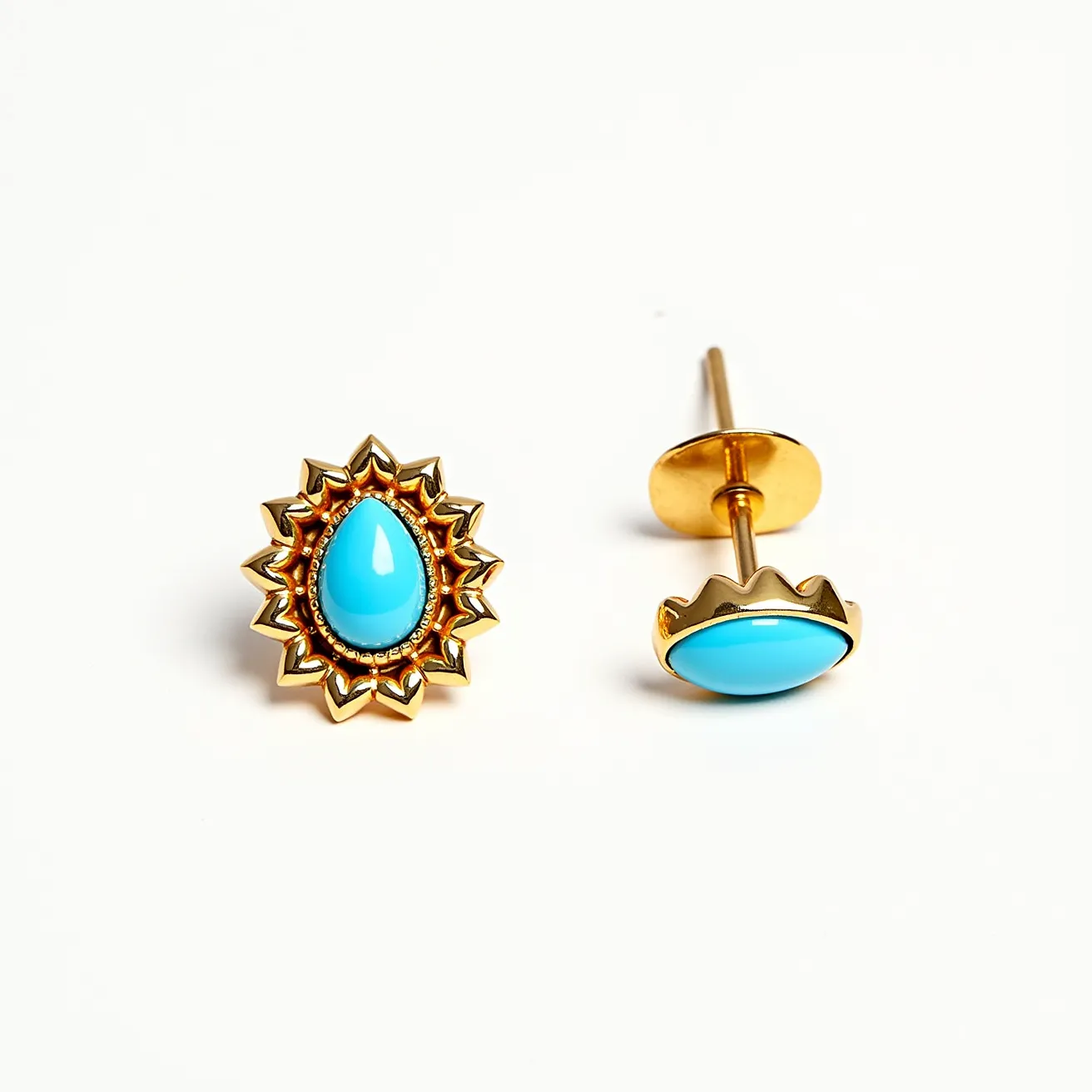 turquoise stud earrings