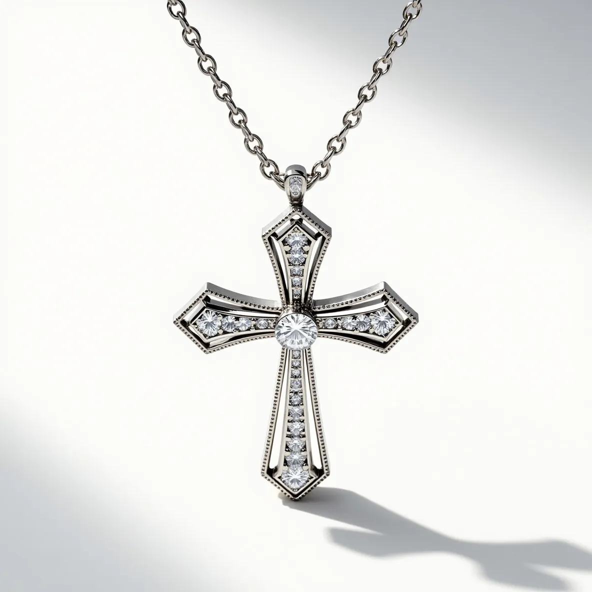 cross diamond necklace