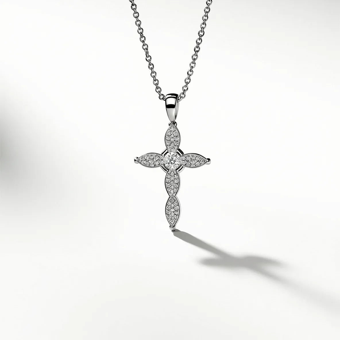 diamond cross necklace