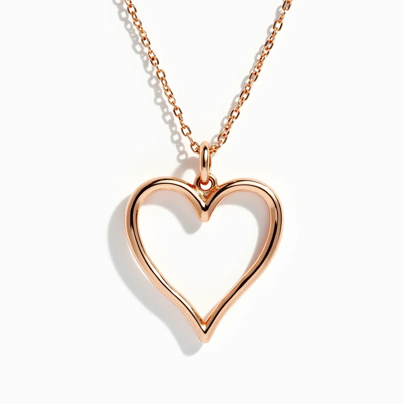 gold heart necklace