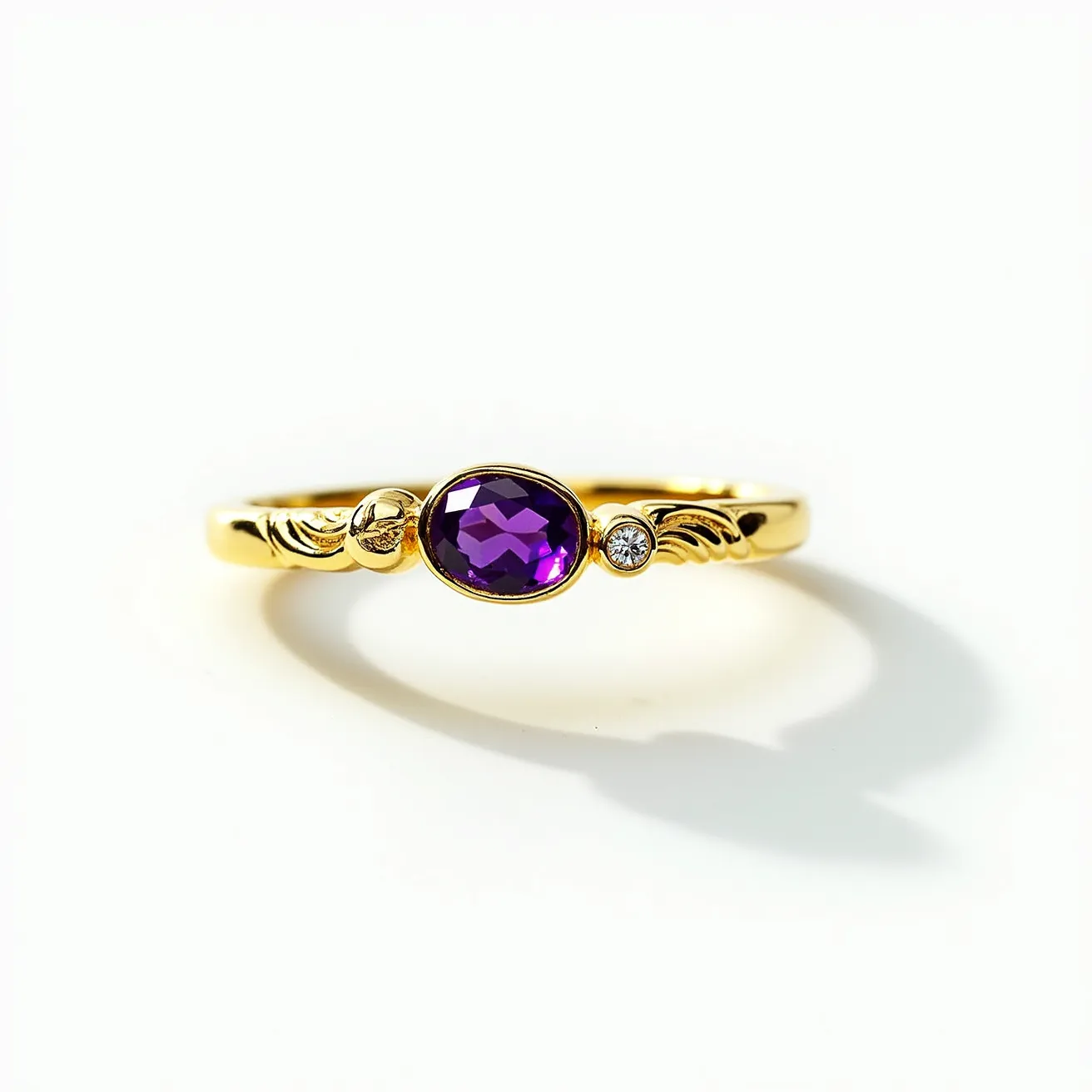 amethyst promise ring