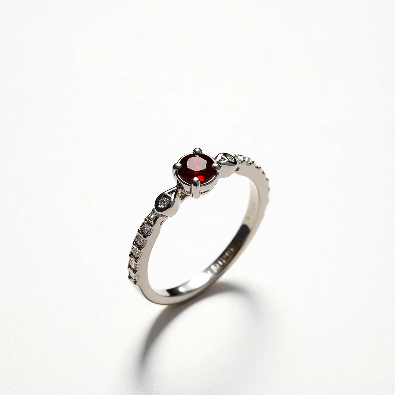 garnet engagement ring