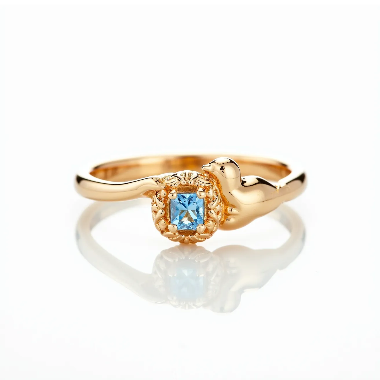 golden bird ring