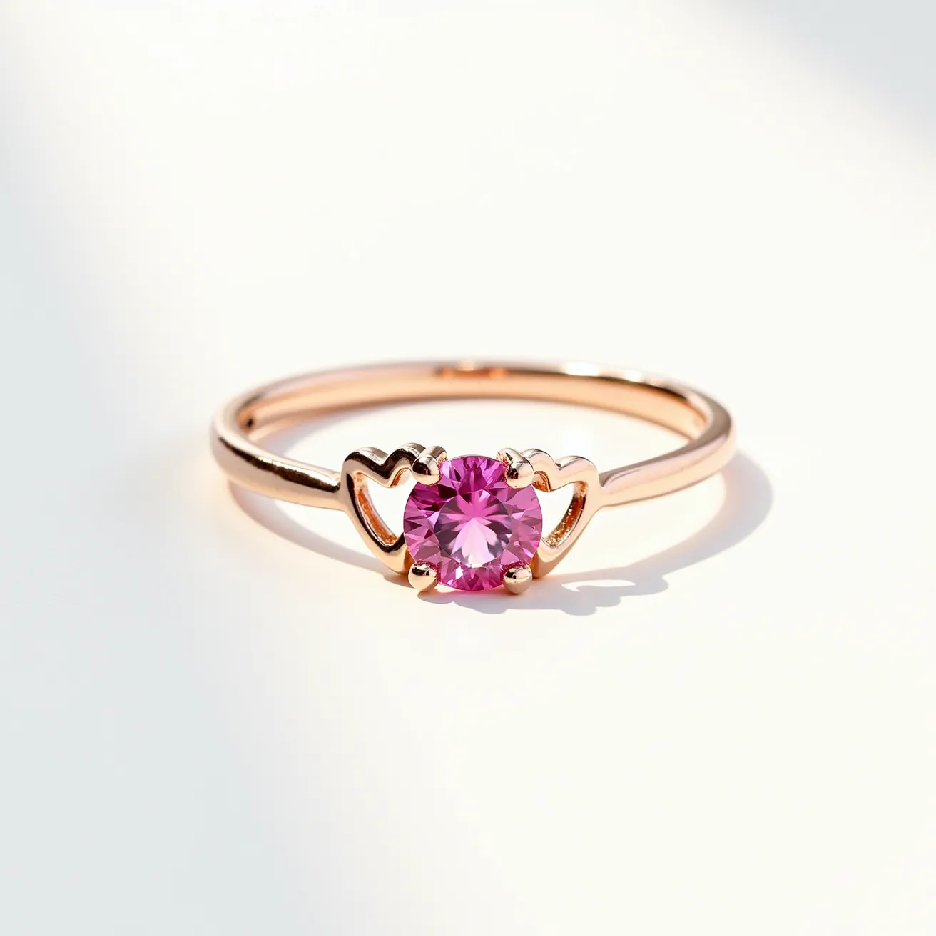 pink sapphire ring